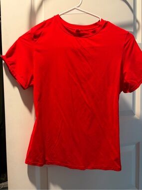 Skims Fits Everybody - Classic Red womens Crew Neck T-Shirt